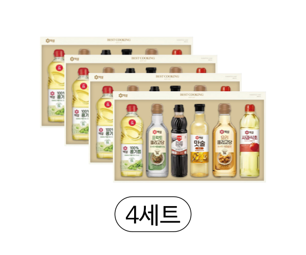 백설 심플 요리세트 3호 X 4개