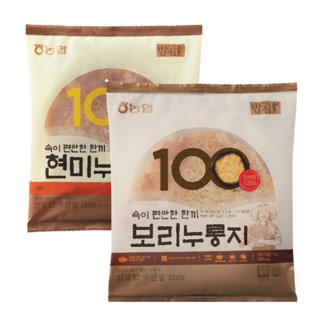 농협 밥심 보리 누룽지 현미 누룽지 150g